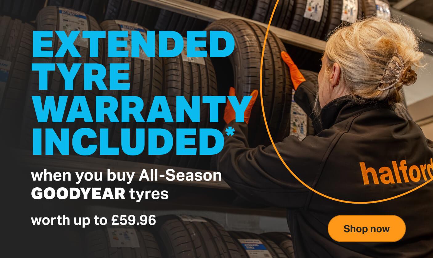 Extended Tyre Warranty Included