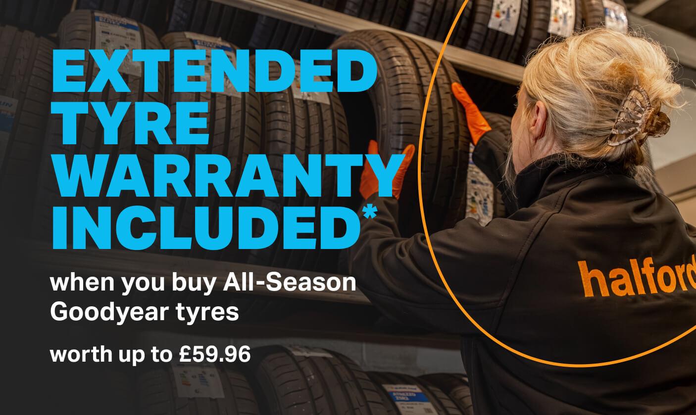 Extended Tyre Warranty Included