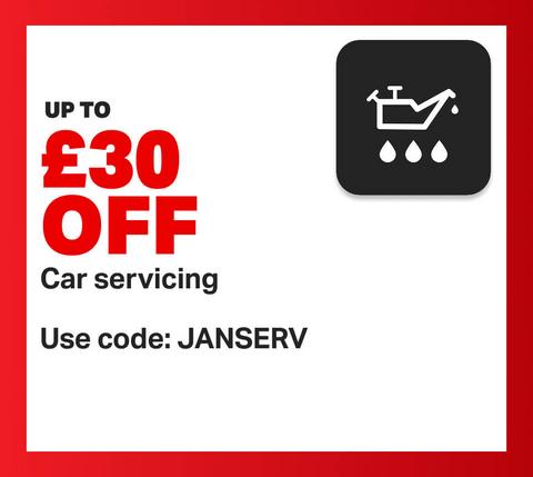 £30 OFF Car Servicing 