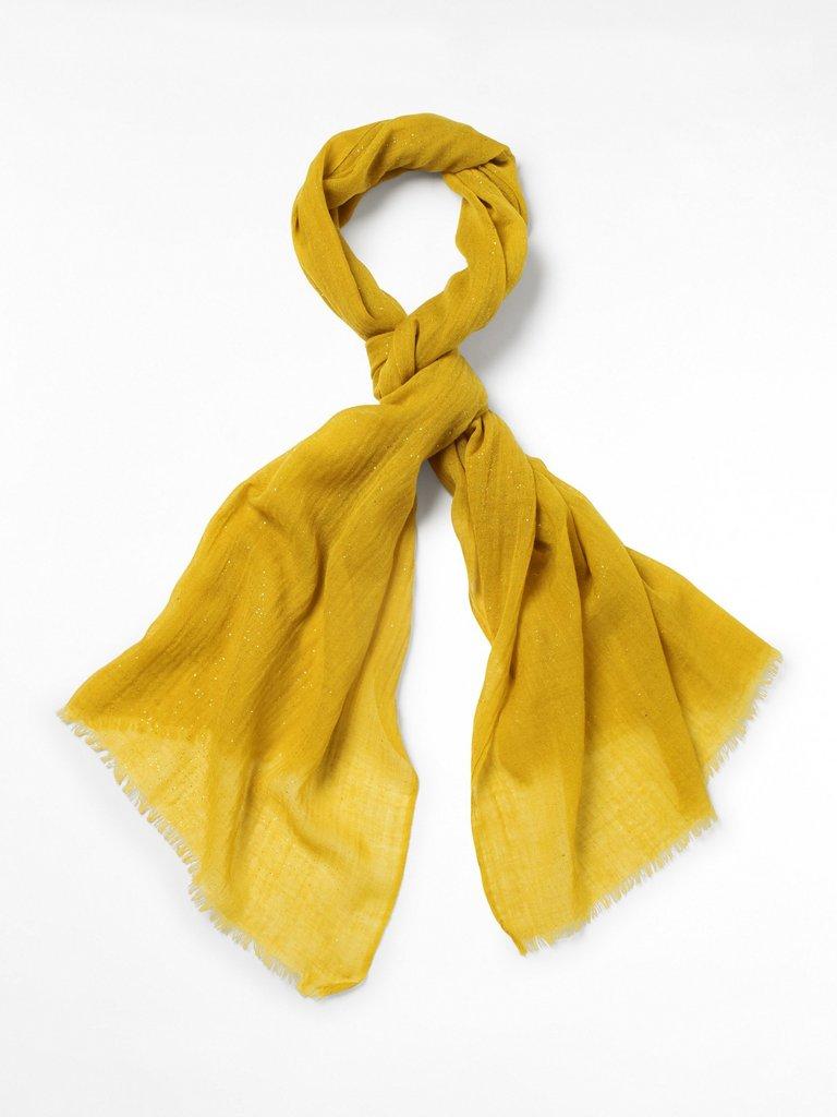 Dreaming Away Scarf in CHARTREUSE - FLAT FRONT