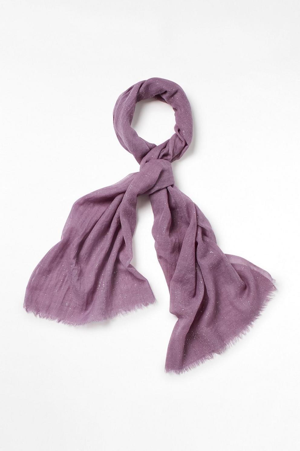 Dreaming Away Scarf in LILAC - FLAT FRONT