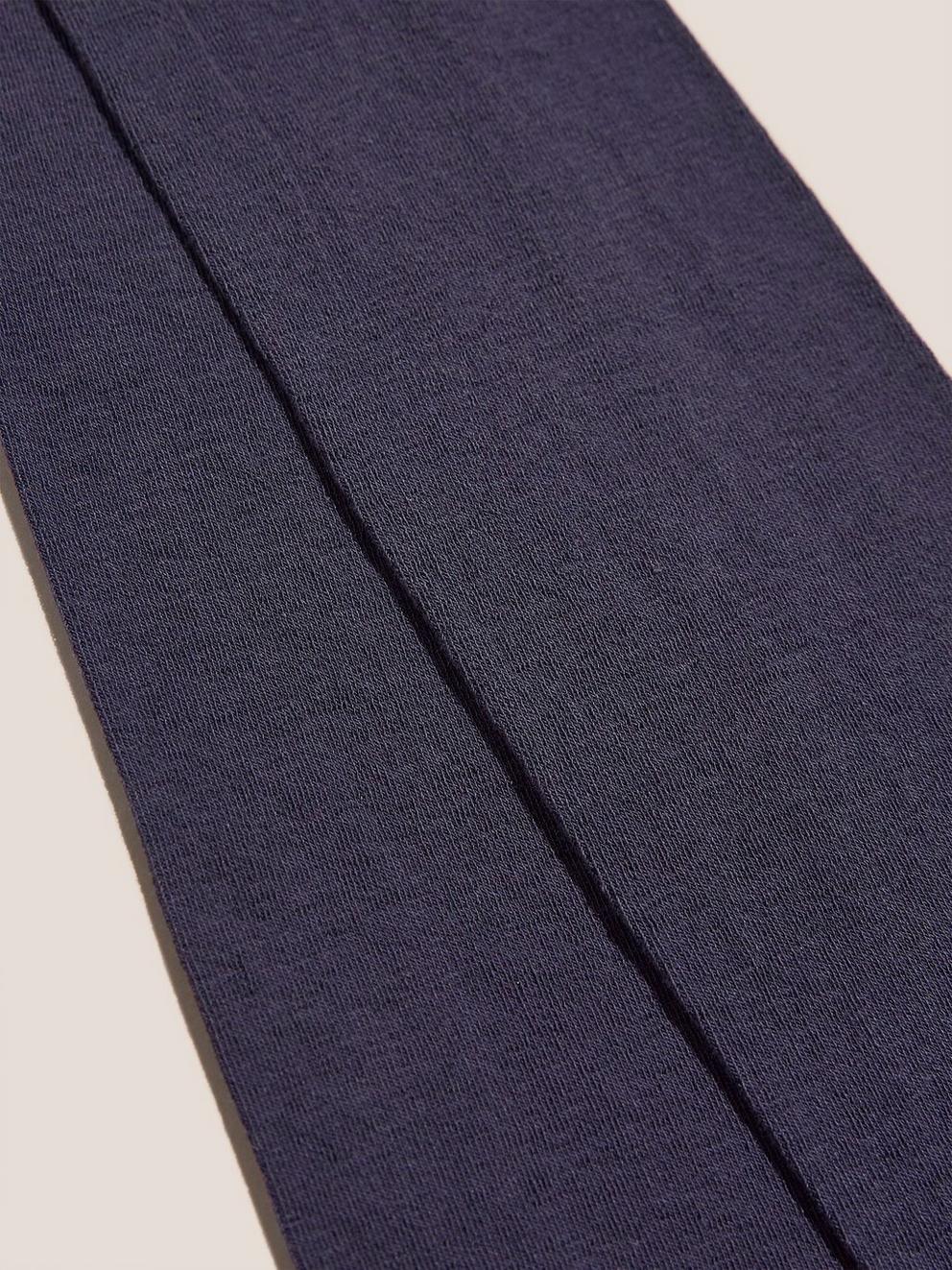 Patty Plain Tights in GALAXY PURPLE - FLAT DETAIL