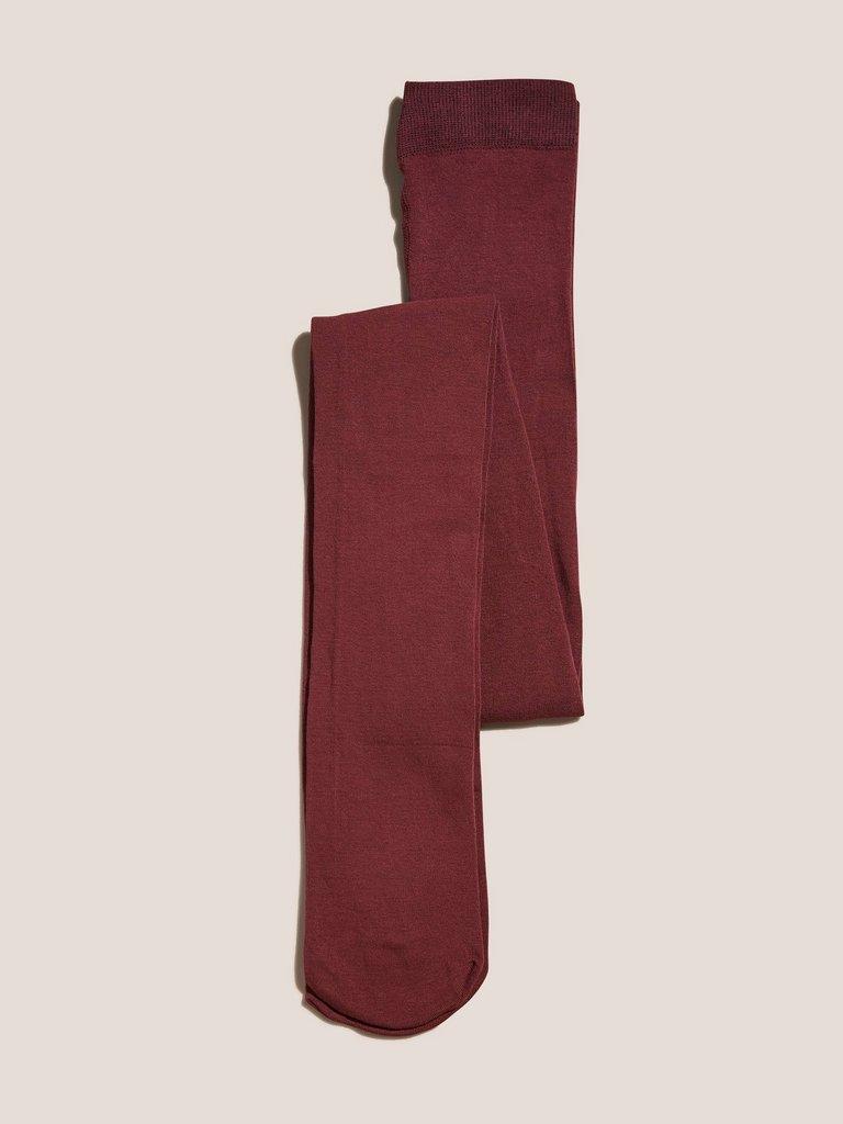 Patty Plain Tights in JAPAN RED PLAIN - FLAT BACK