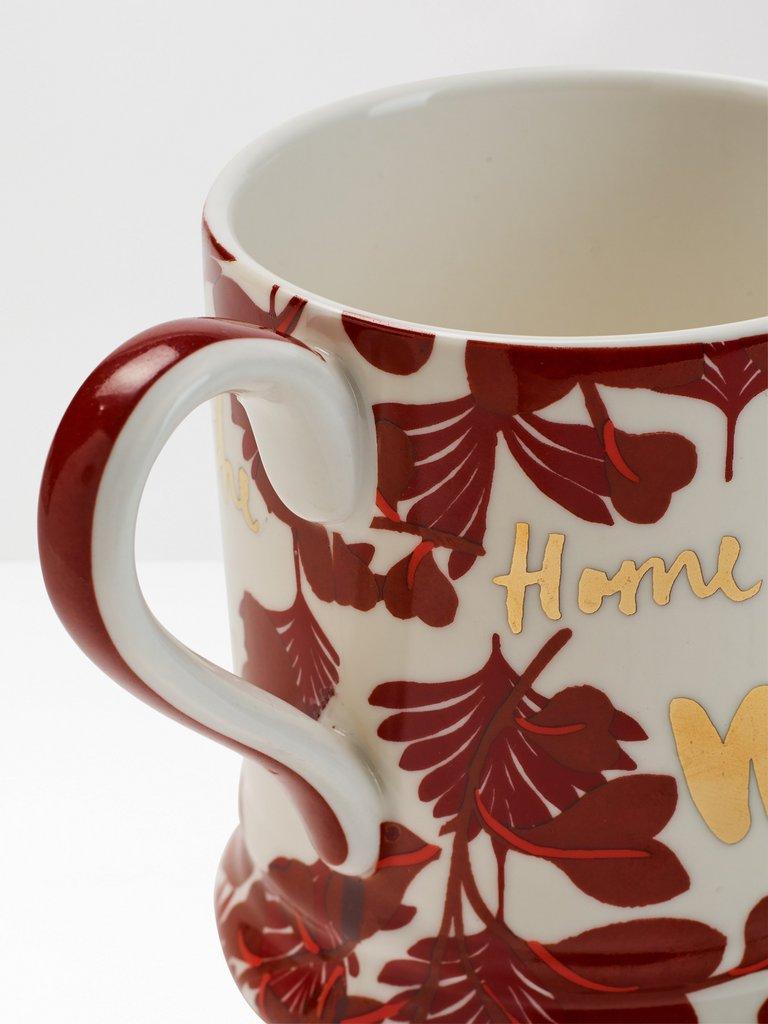 Home Is Where The Wine Is Mug in PLUM - FLAT BACK