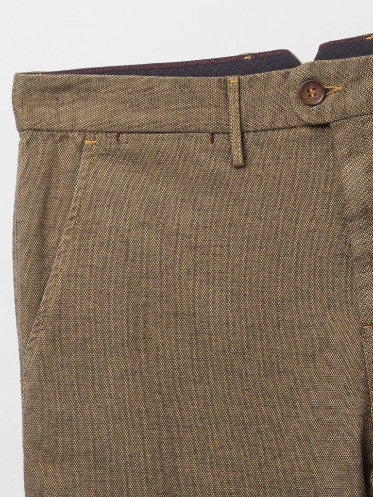 Glissade Trousers in GOLD - FLAT DETAIL