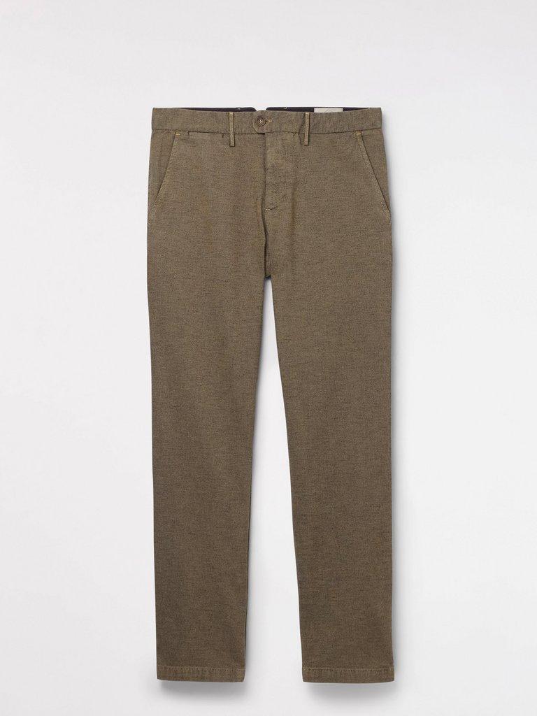 Glissade Trousers in GOLD - FLAT FRONT