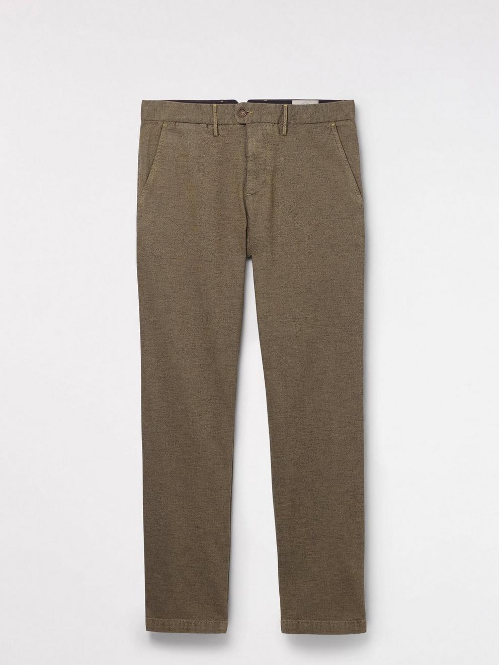Glissade Trousers in GOLD - FLAT FRONT