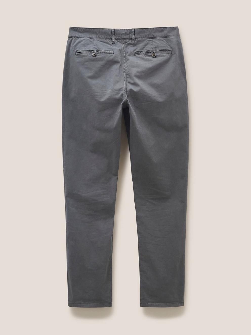 Abode Puppytooth Trouser in GREY - FLAT BACK