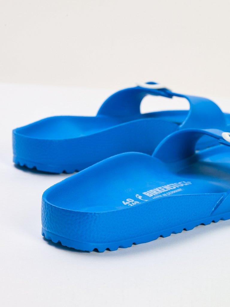 Madrid Birkenstock Eva in BLUE - FLAT FRONT