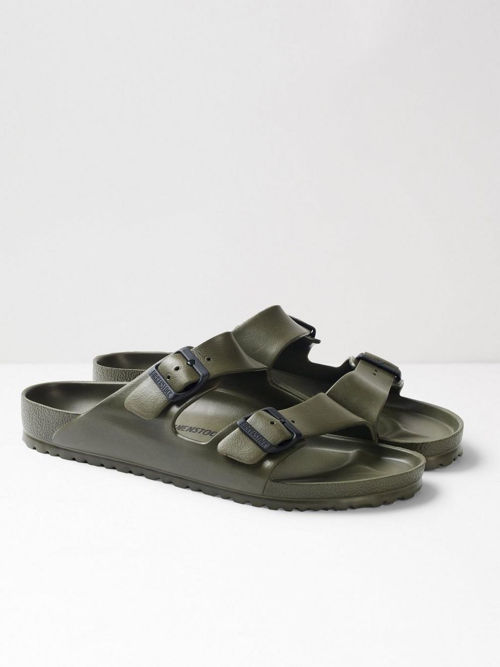 Arizona Birkenstock Eva in KHAKI - MODEL FRONT