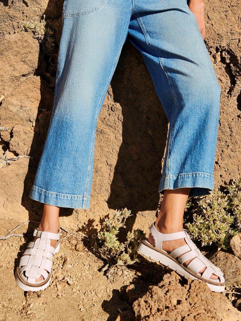 Mayari Birkenstock in WHITE - MODEL DETAIL