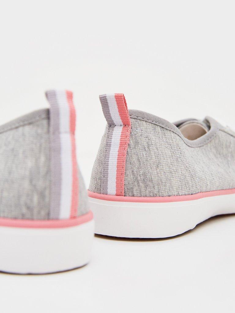 Wool Superga Trainer in GREY - FLAT BACK