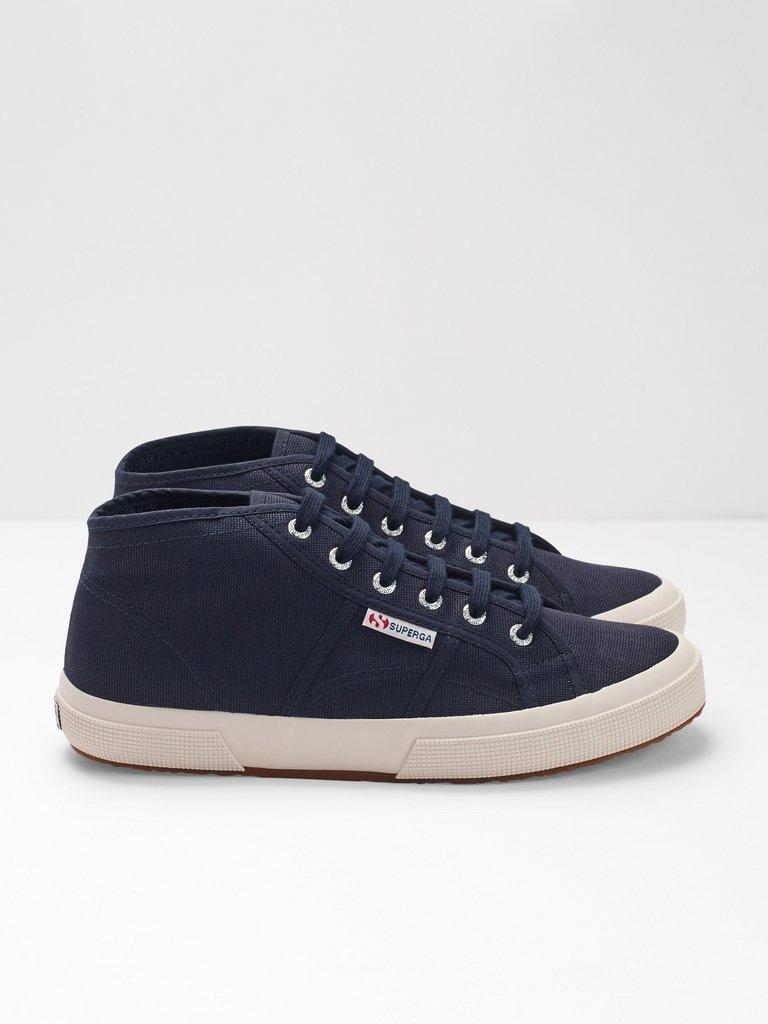 Womens 2754 Cotu Trainer in NAVY - MODEL BACK