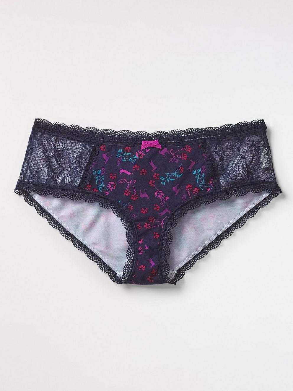 Dancer Pancer Shortie in NAVY - FLAT FRONT