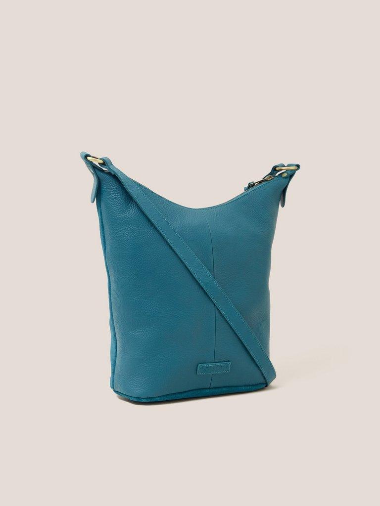 Ella Suede Hobo in SEAFOAM GREEN PLAIN - FLAT BACK