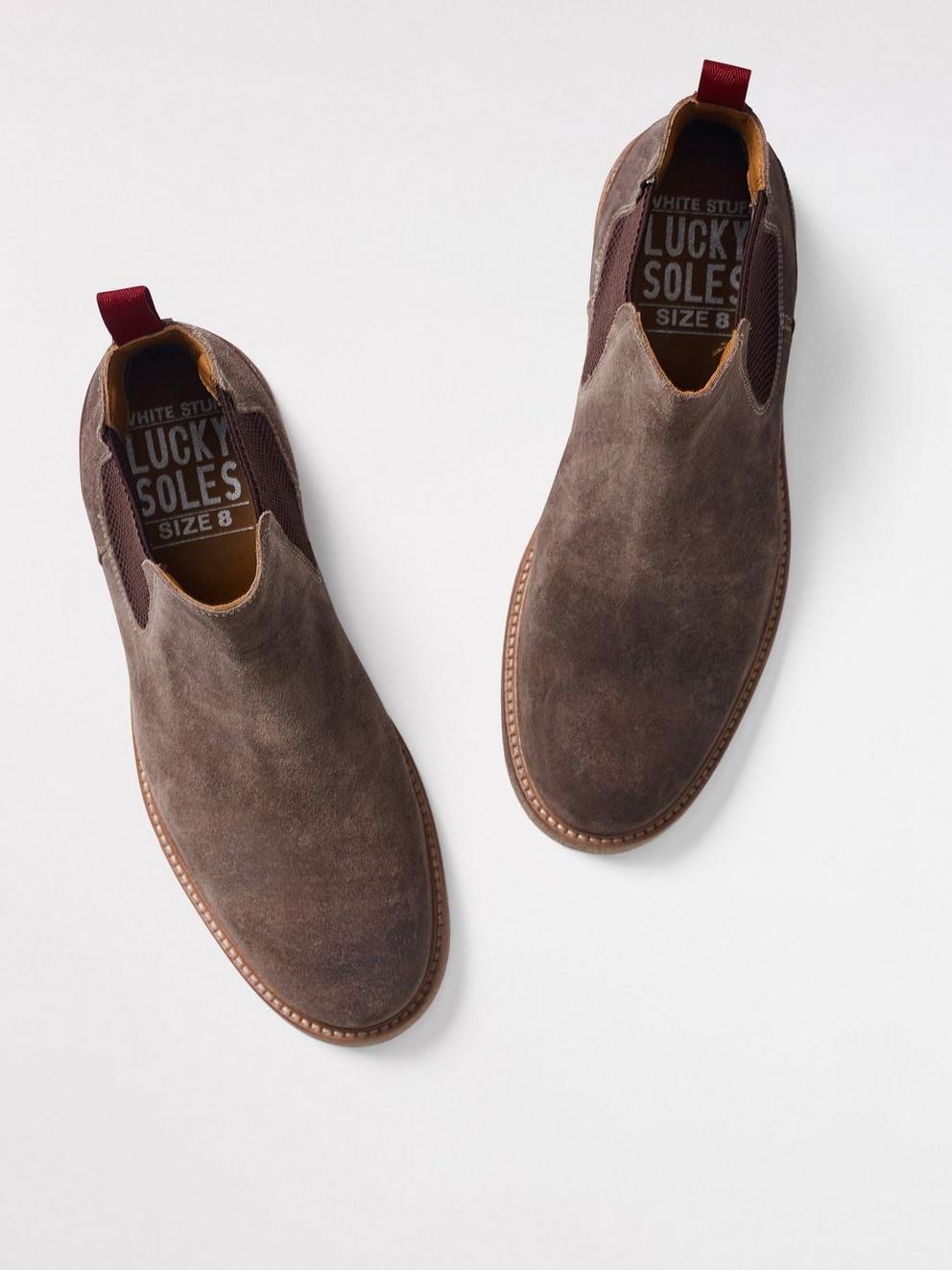 Evan Chelsea Boot in BROWN - FLAT BACK