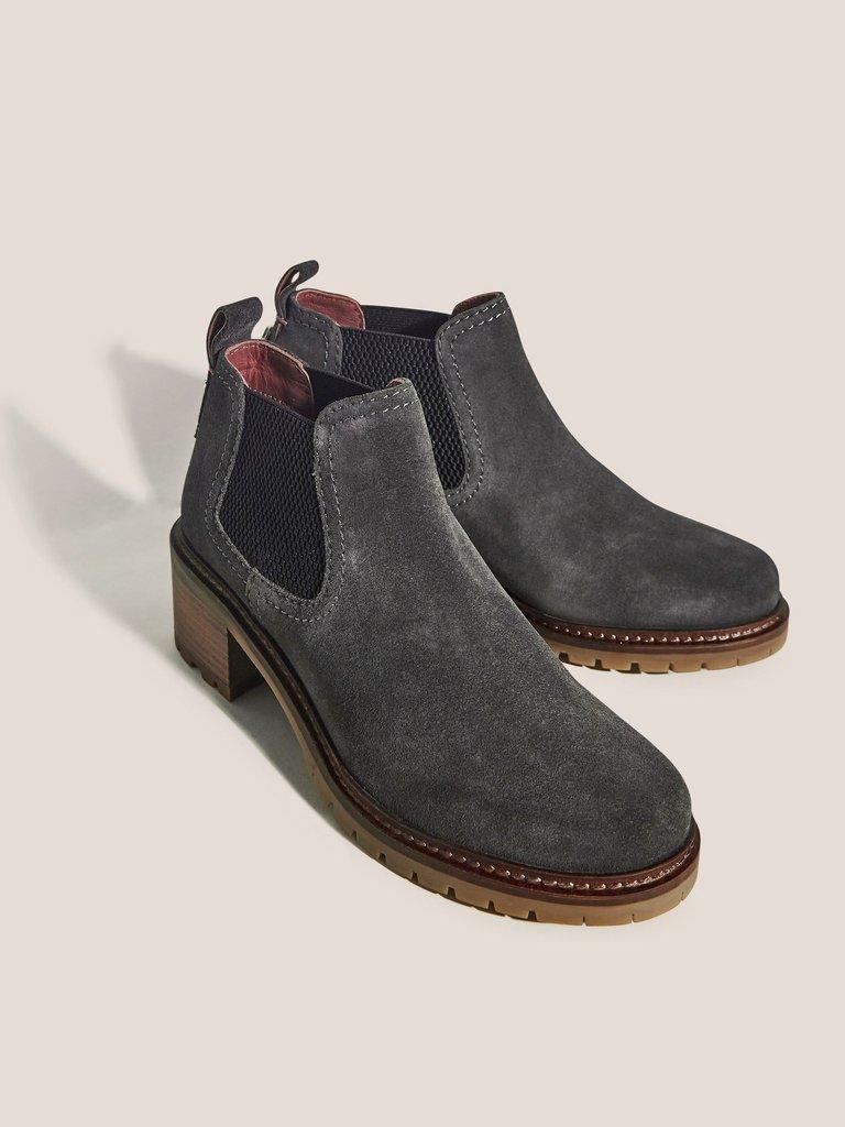 Leah Chelsea Boot in GREY - LIFESTYLE