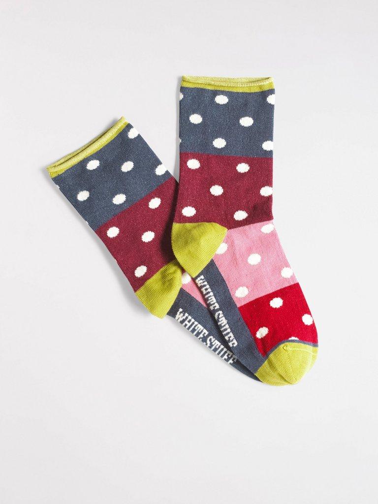 Funtime Single Sock in MULTI - FLAT FRONT