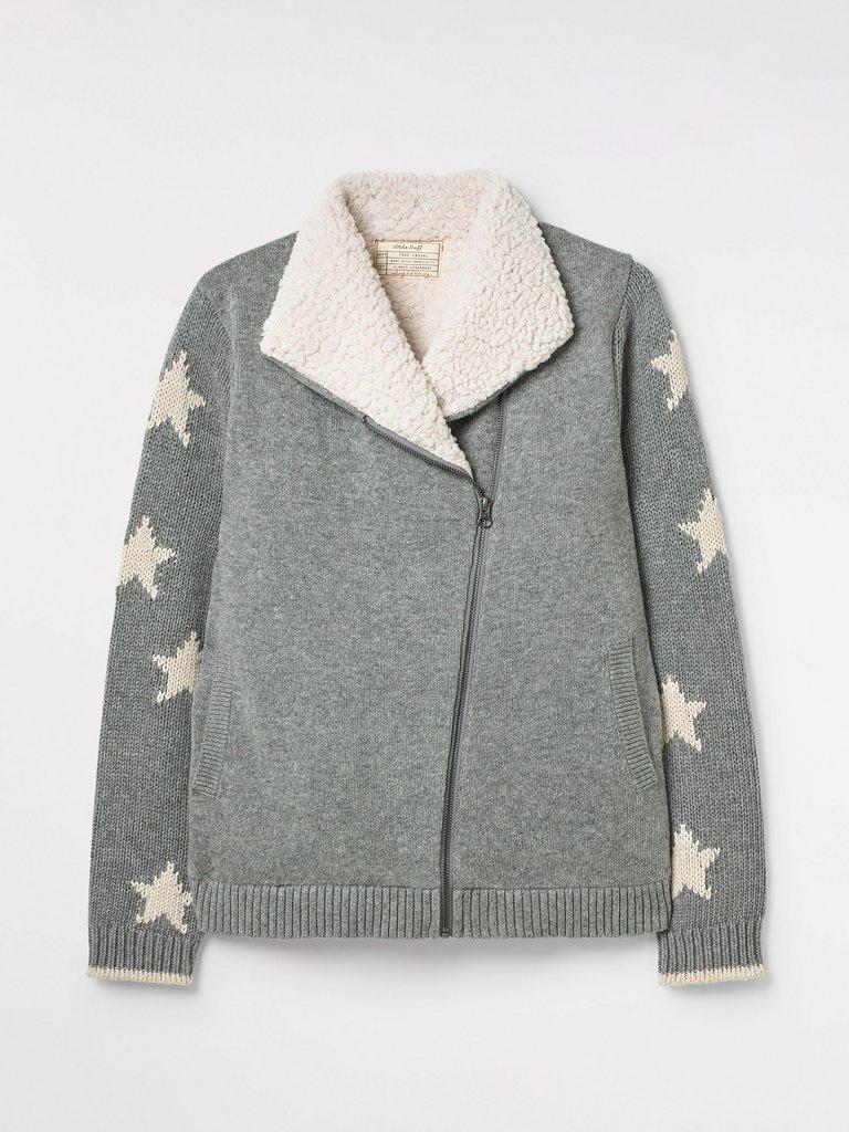 Copenhagen Cardi in GREY - FLAT FRONT