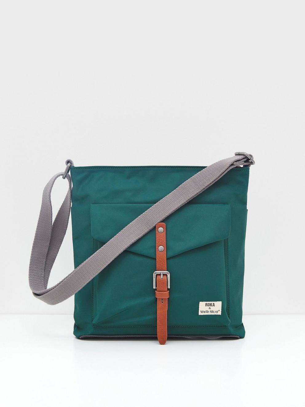 Bailey Zip Hobo Bag in MAGIC GREEN PLAIN - FLAT FRONT