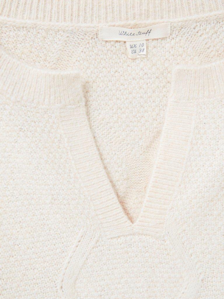 Betty Borg Sweat in OATMEAL PLAIN - FLAT DETAIL