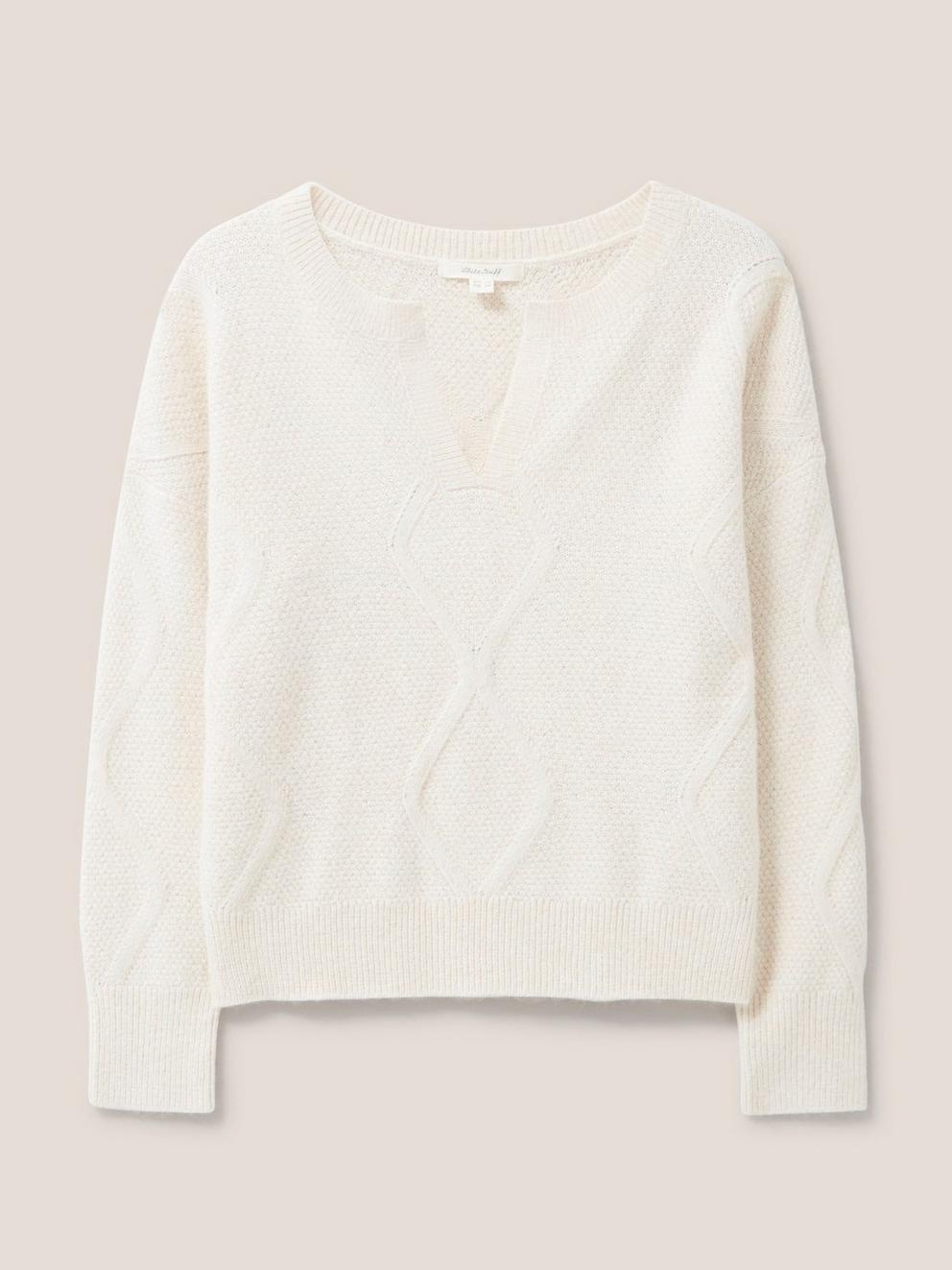 Betty Borg Sweat in OATMEAL PLAIN - FLAT FRONT
