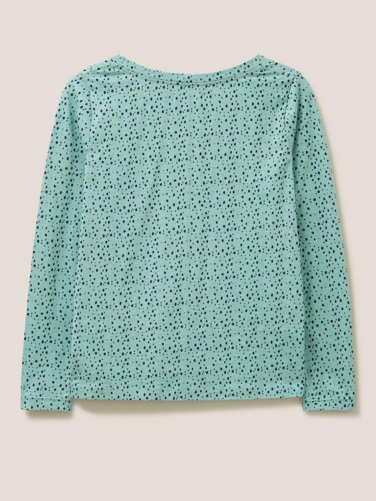 Holland Jersey Top in KIWI GREEN PLAIN - FLAT BACK