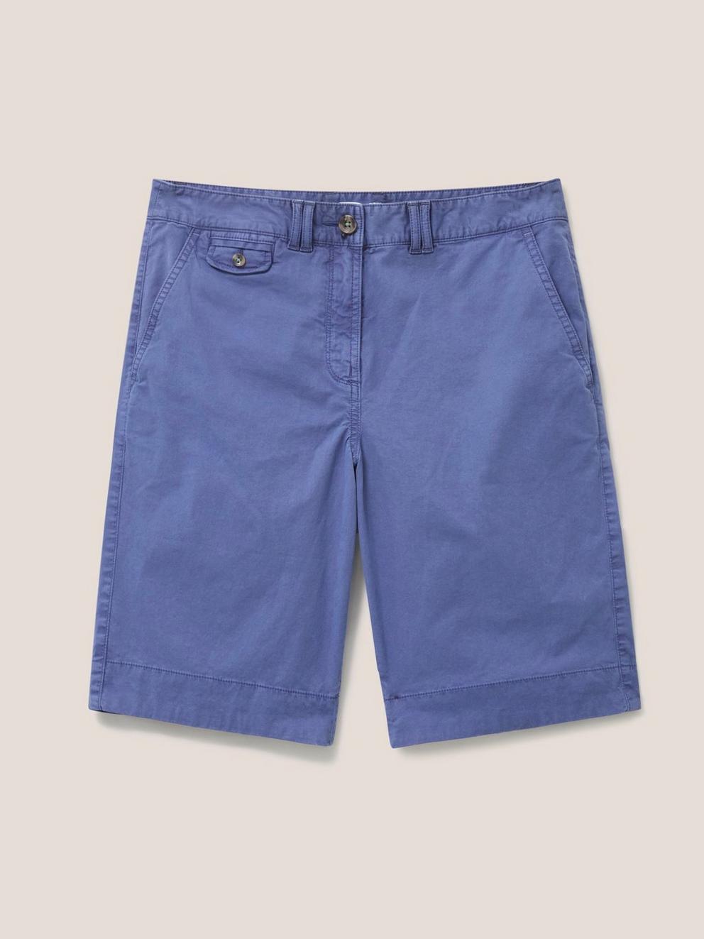 Fiesta Fun Reversible Short in COCKTAIL BLUE - FLAT FRONT