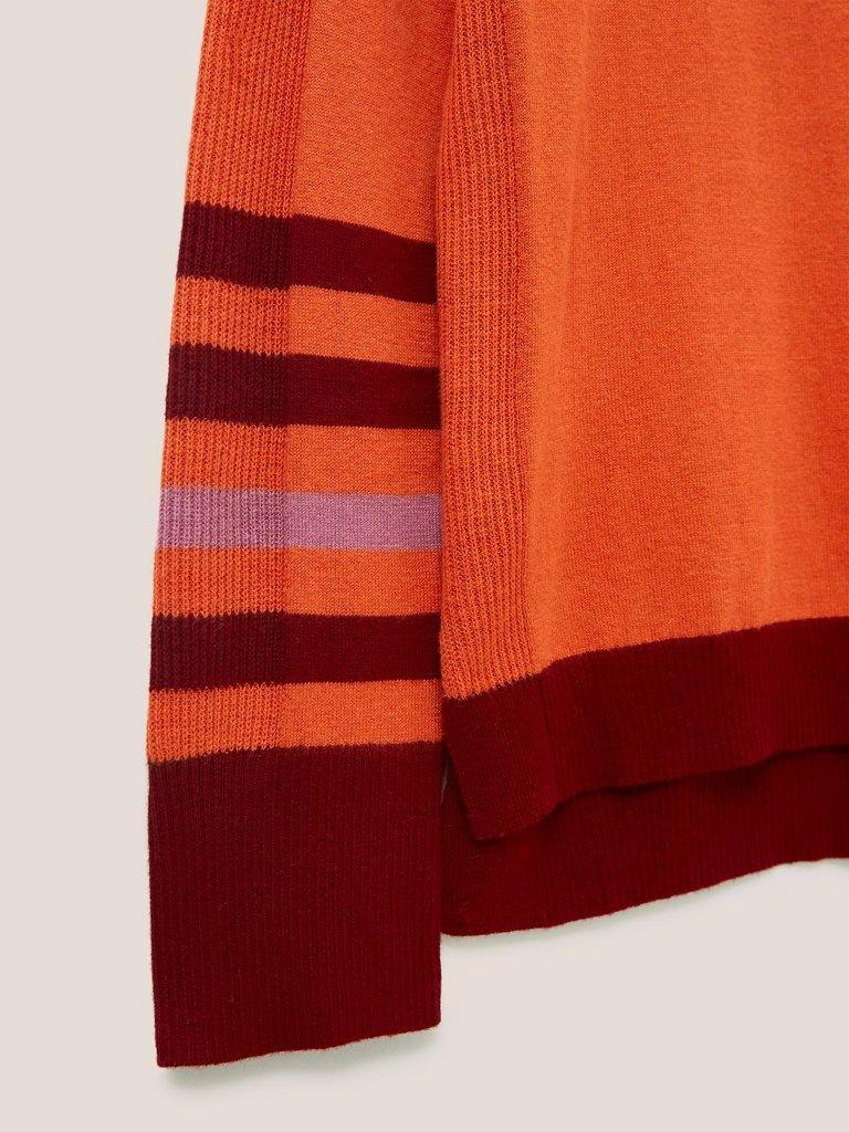 Eastside Jumper in TOASTED ORANGE PLAIN - FLAT DETAIL