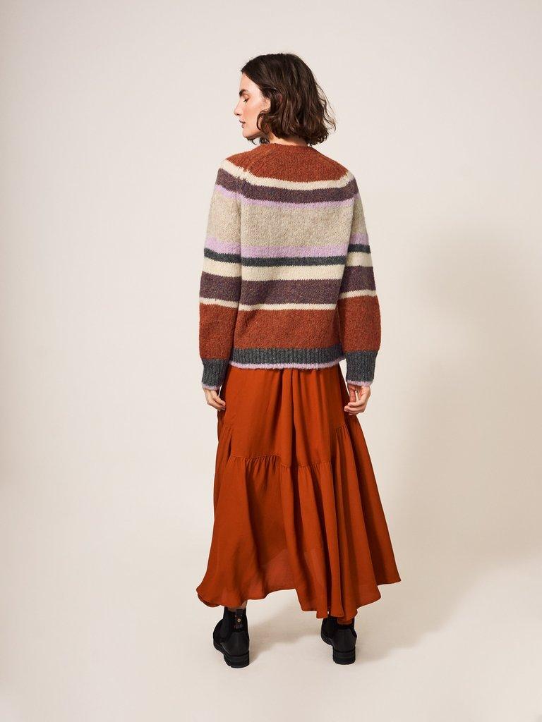 Lolly Stripe Jumper in MULTI - MODEL BACK