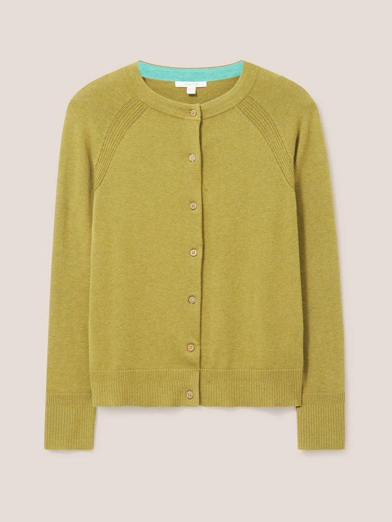 Nova Cardigan in GREEN - FLAT FRONT