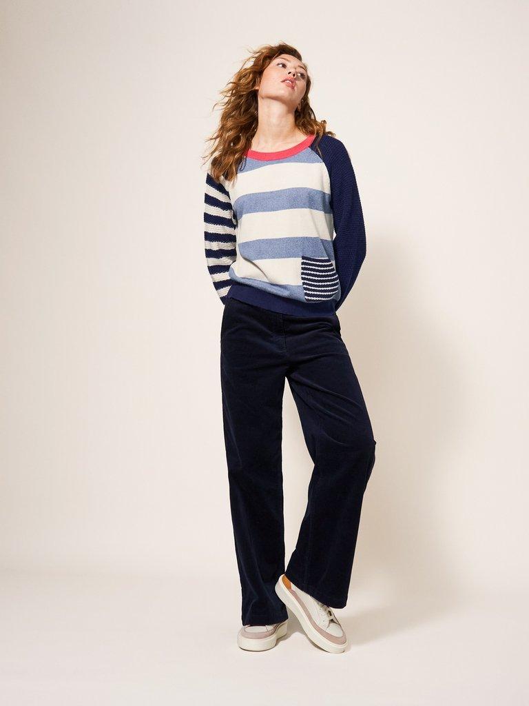 Tide Stripe Jumper in MULTI - LIFESTYLE