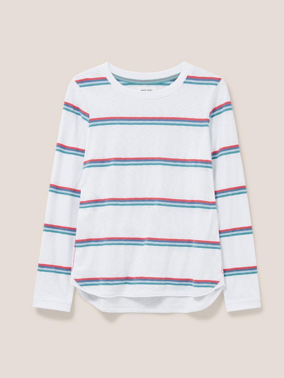 Copenhagen Jersey Top in MULTI - FLAT FRONT
