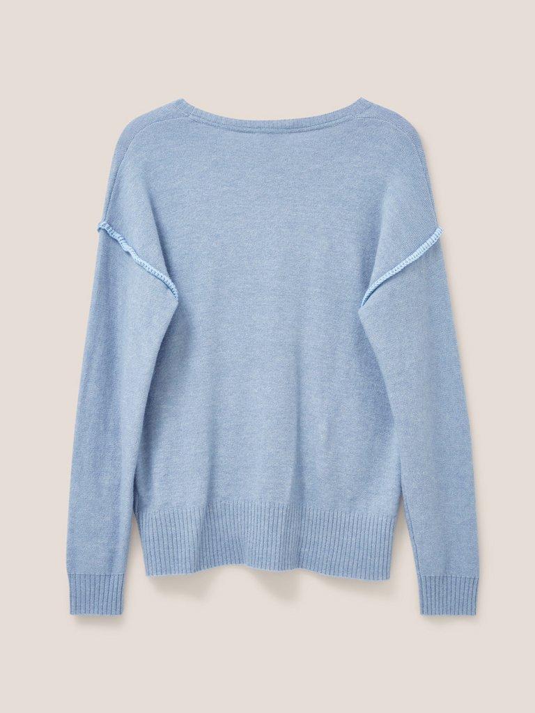 Time To Shine Jumper in BLUE - FLAT BACK