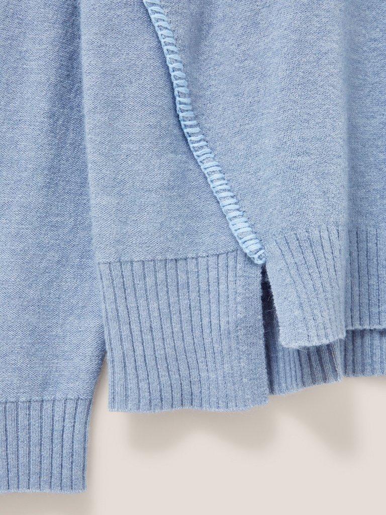 Time To Shine Jumper in BLUE - FLAT DETAIL