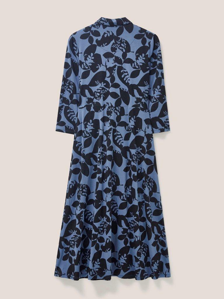 Ola Dress in DAWN BLUE PRINT - FLAT BACK