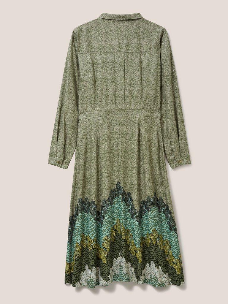 Polly Dress in IVY GREEN PRINT - FLAT BACK