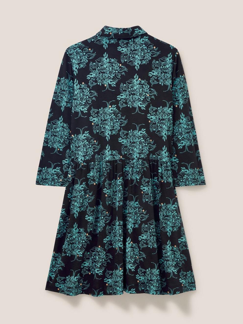 Circle of Life Tunic in IVY GREEN PRINT - FLAT BACK