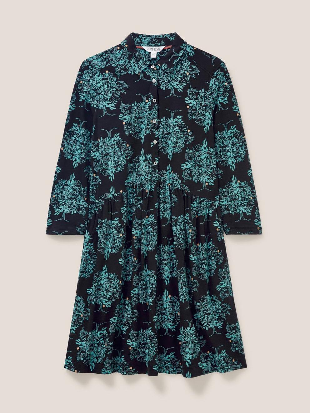 Circle of Life Tunic in IVY GREEN PRINT - FLAT FRONT