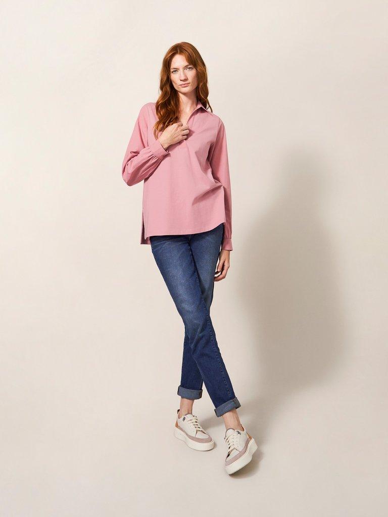 Stitch In Time Shirt in PINK - LIFESTYLE