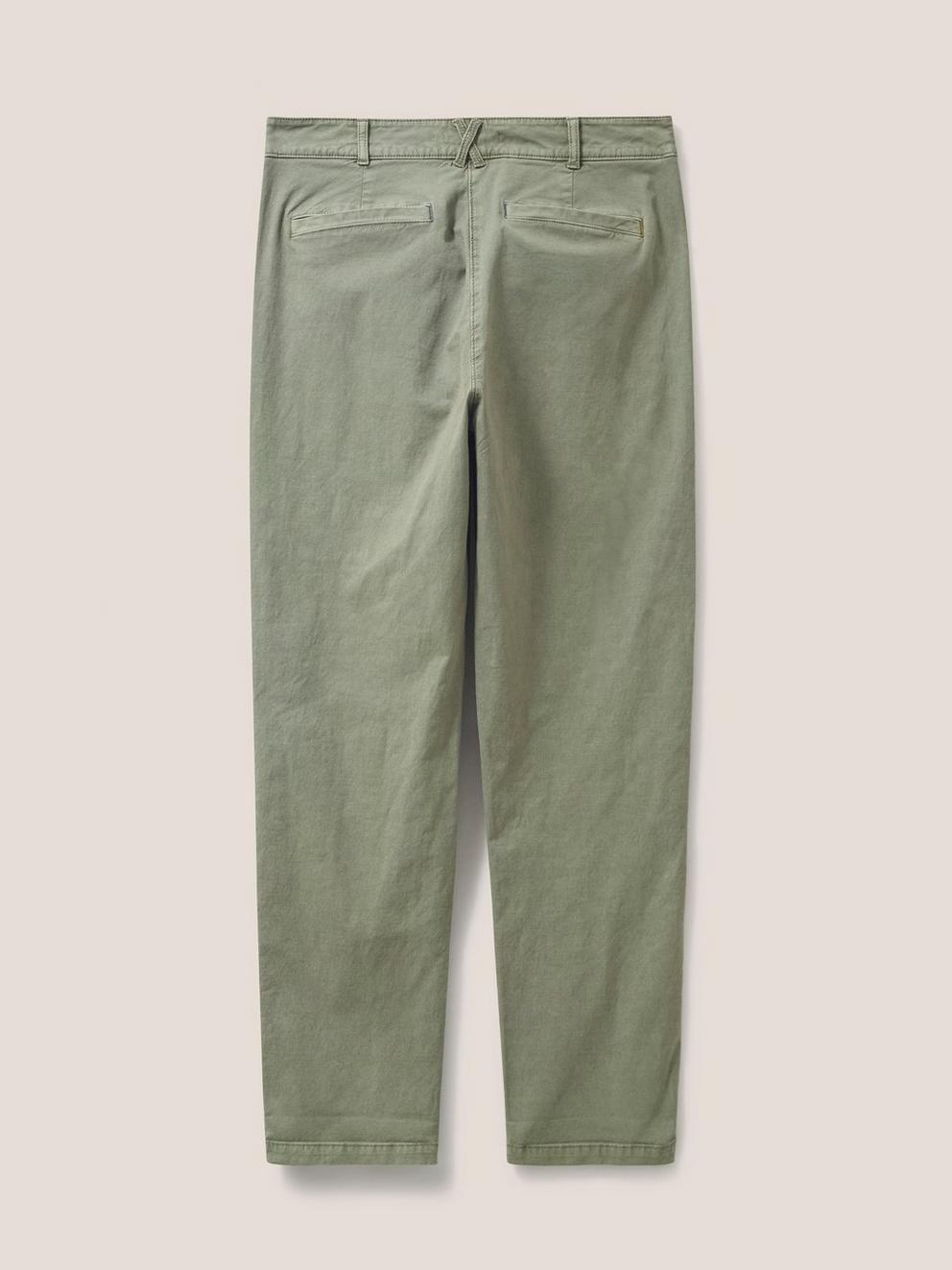 Lindenberry Chino in SEAFOAM GREEN PLAIN - FLAT BACK