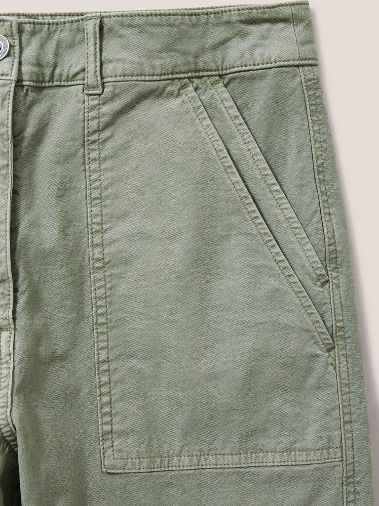 Lindenberry Chino in SEAFOAM GREEN PLAIN - FLAT DETAIL