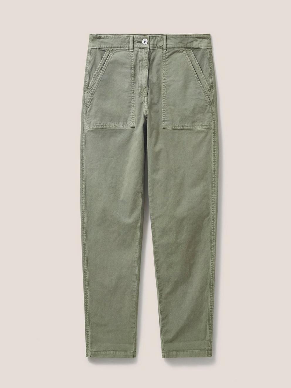 Lindenberry Chino in SEAFOAM GREEN PLAIN - FLAT FRONT