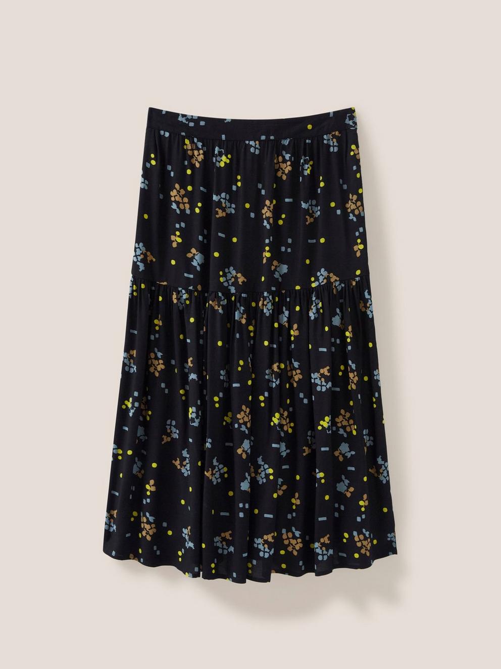 Beach Thistle Maxi Skirt in MULTI - FLAT BACK