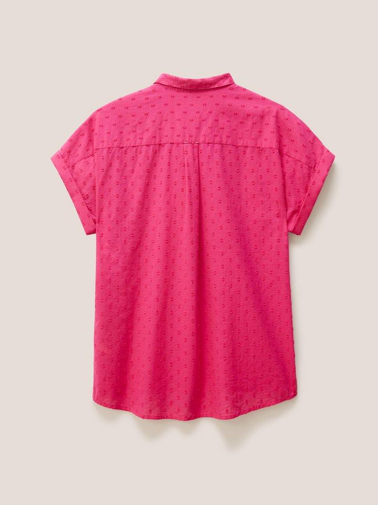 Midnight Jersey Tee in CARNIVAL PINK PLAIN - FLAT BACK