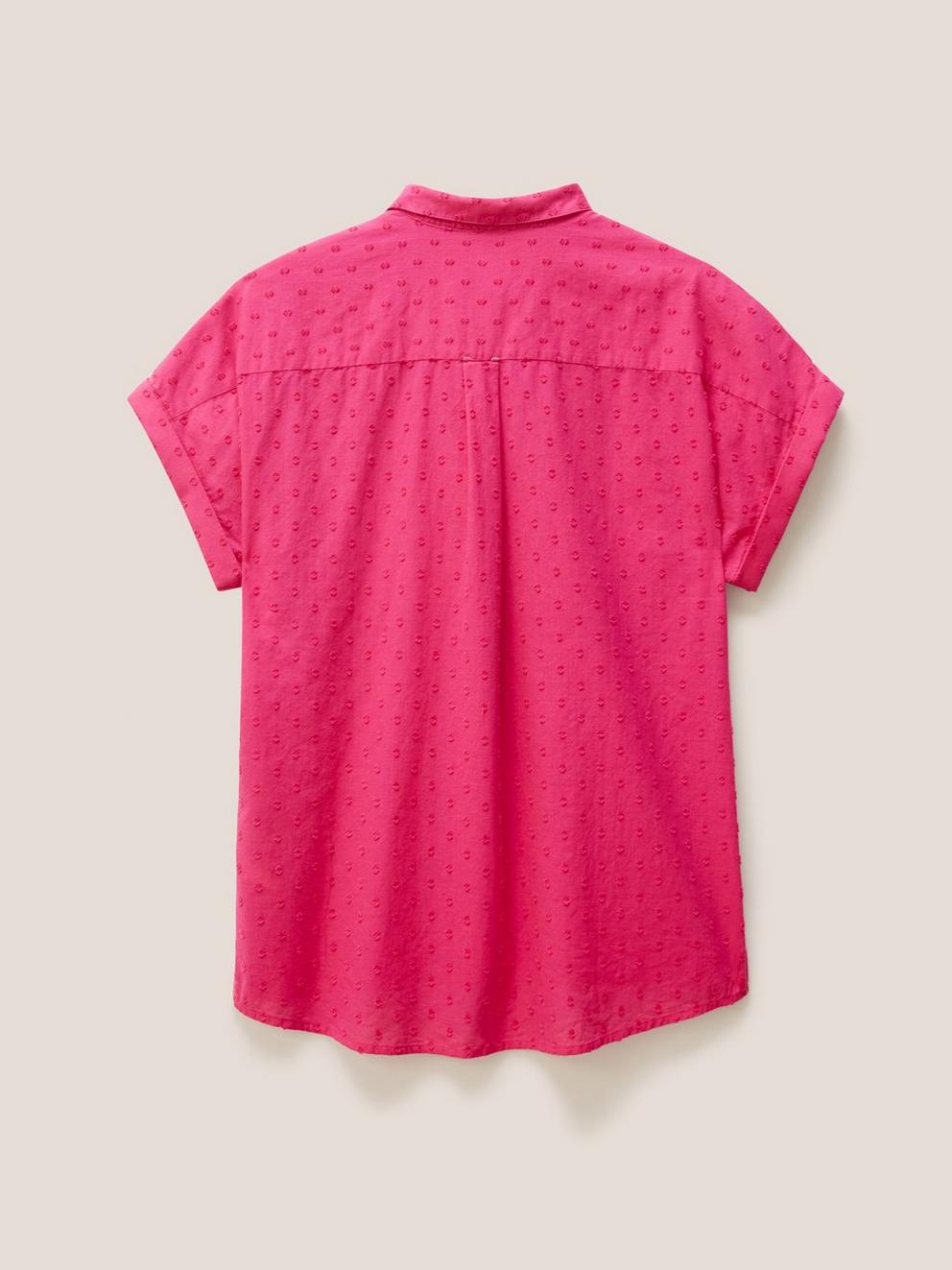 Midnight Jersey Tee in CARNIVAL PINK PLAIN - FLAT BACK