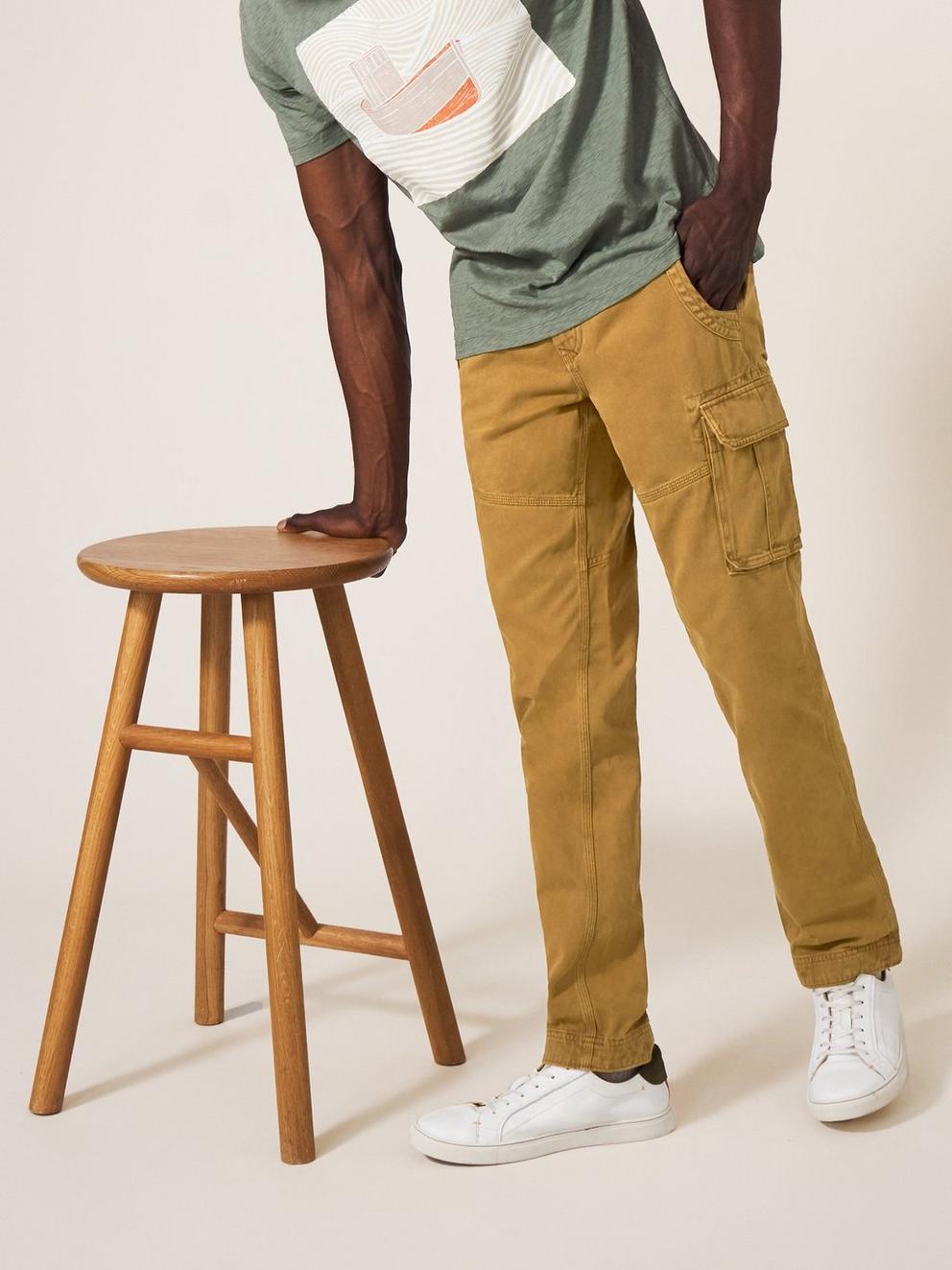 Pacora 5 Pocket Trouser in OCHRE - LIFESTYLE