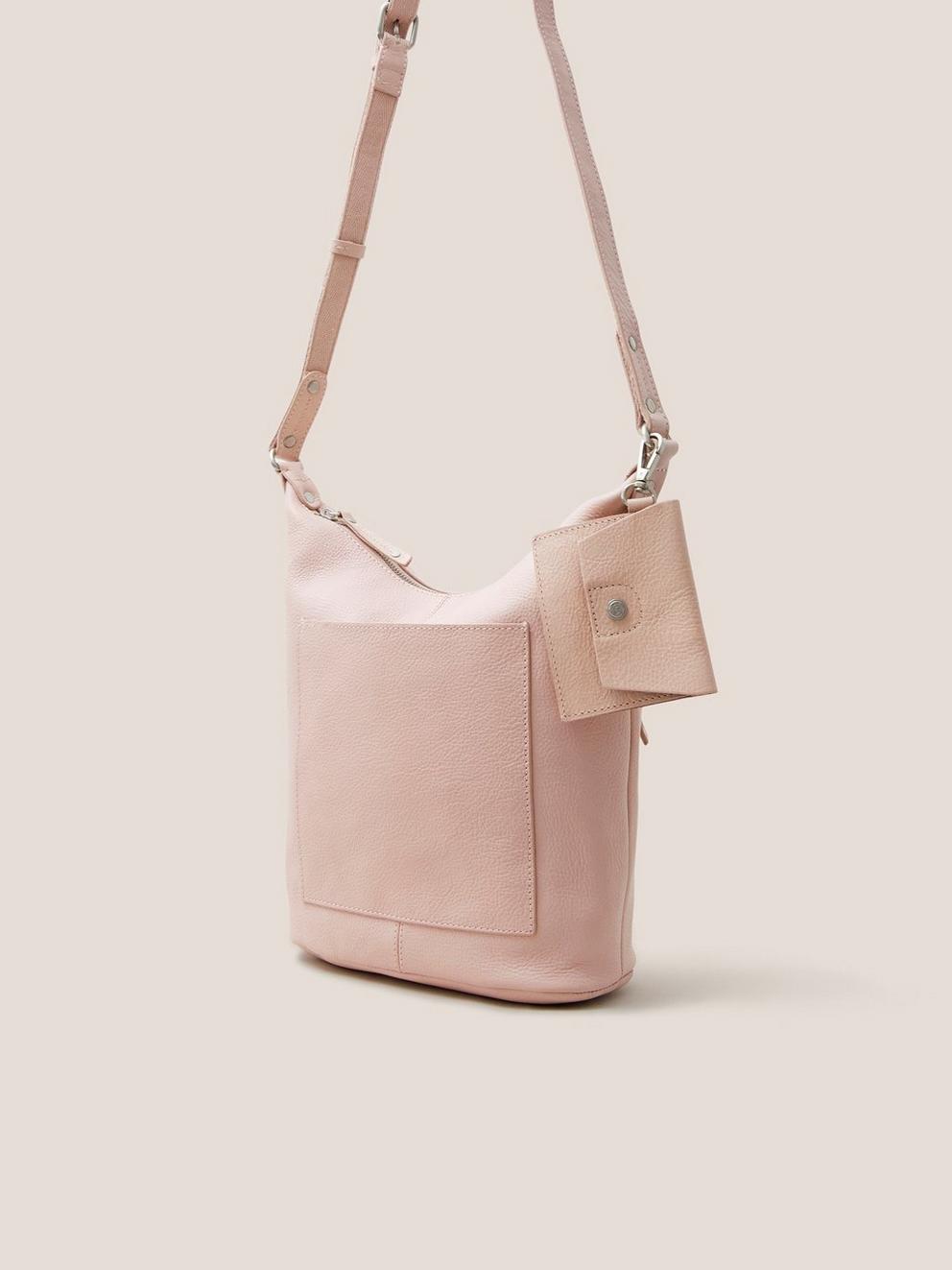 Rian Leather Hobo in MUSHROOM - LIFESTYLE