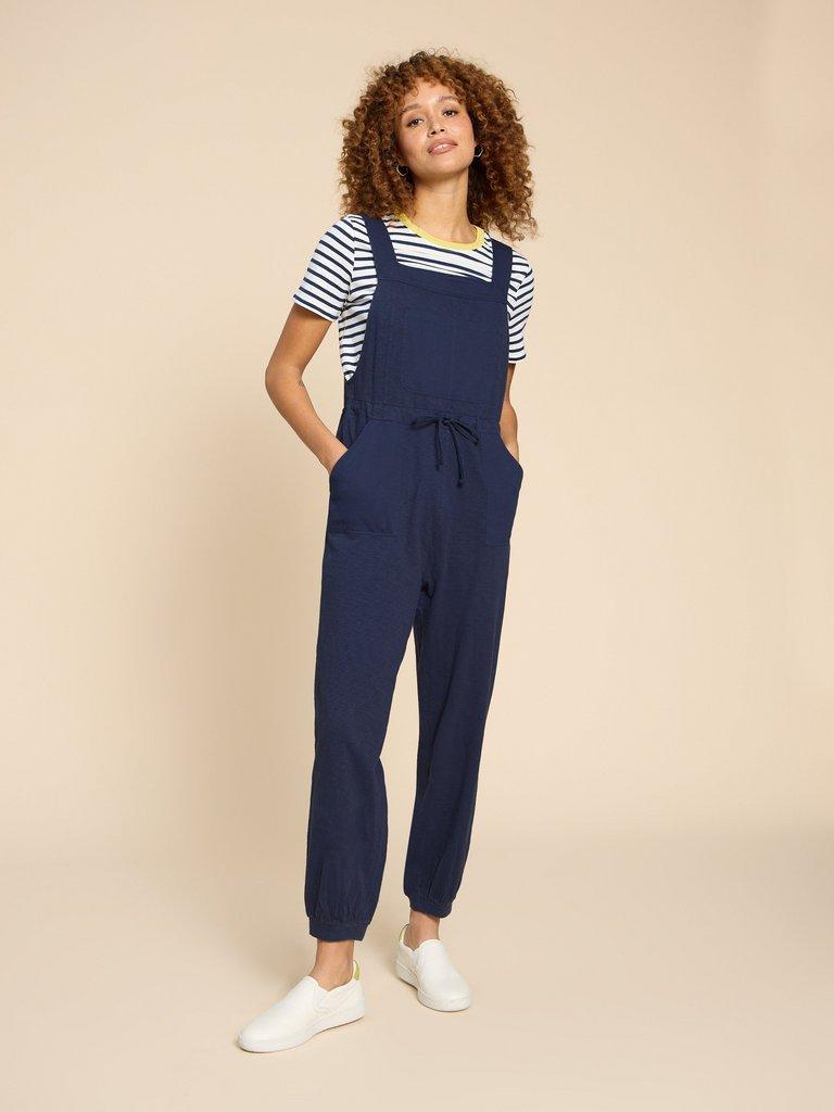 Dungarees, Daphne Jersey Dungaree Frnavy - White Stuff Womens