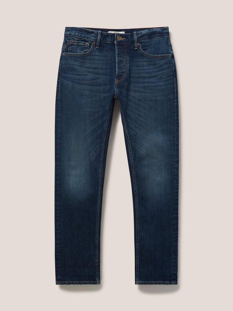 Harwood Straight Jean in DK BLUE - FLAT FRONT